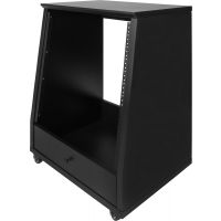 Gator Frameworks Meuble rack 12U pan incliné Elite Studio bois noir - Vue 4